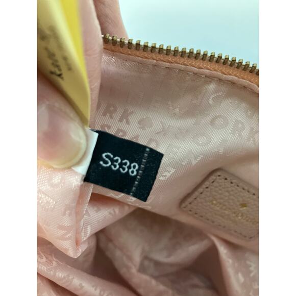 KATE SPADE SMALL LIGHT PINK PEBBLED LEATHER CROSSBODY BAG - Picture 13 of 16